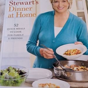Martha Stewart's Dinner at Home Cookbook - Blue Edition